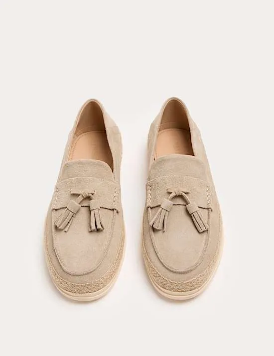 Tasselled Suede Espadrilles