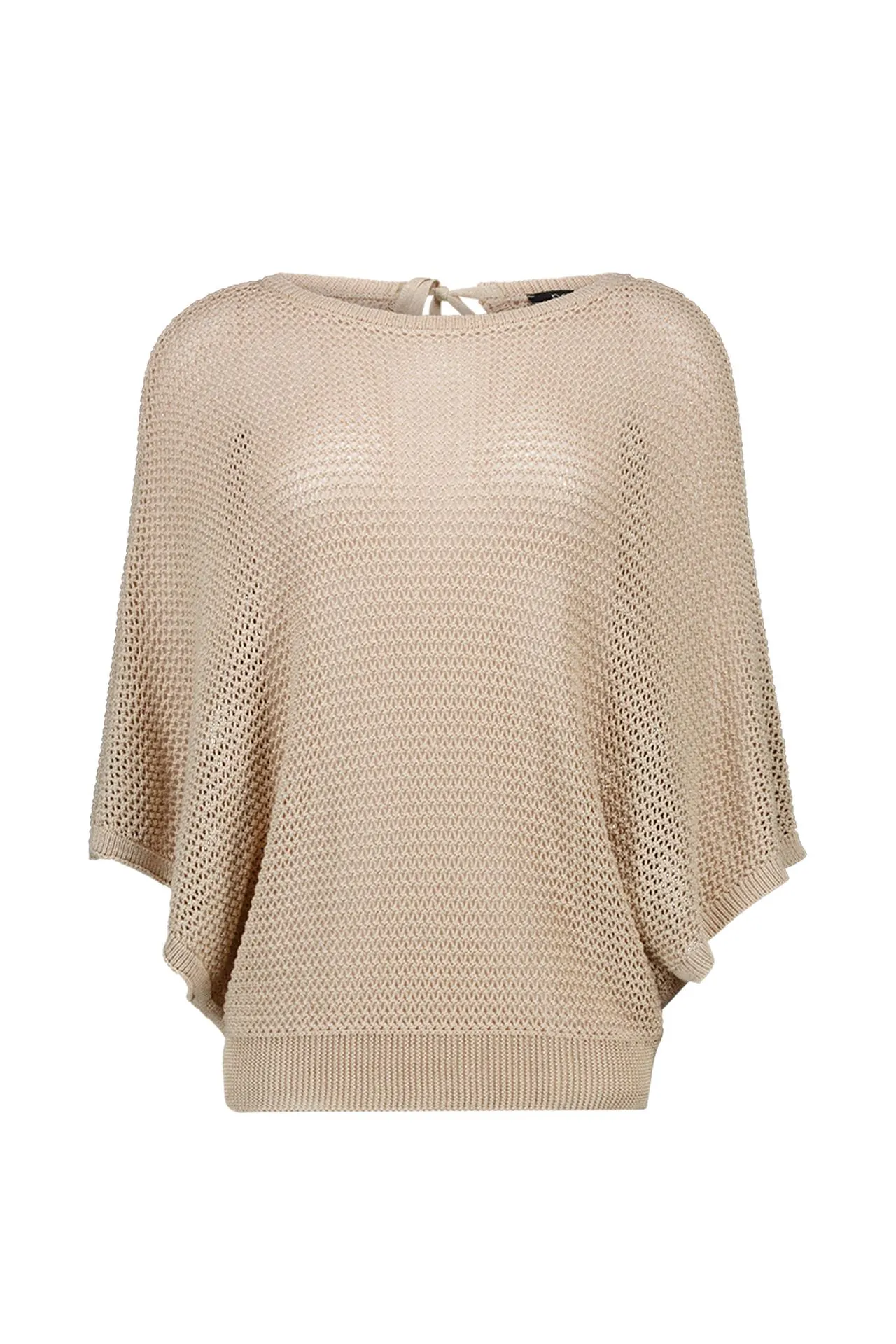 Goudkleurig gebreide trui