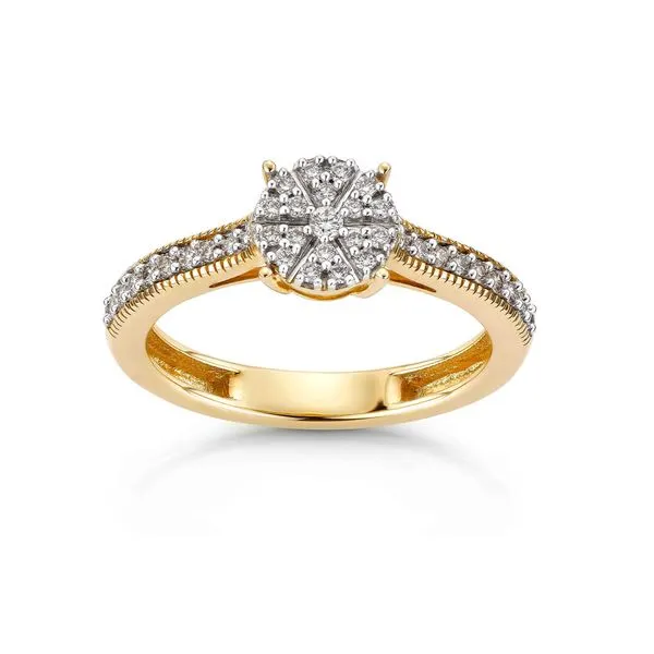 KARIN Diamantring 375 Gult Gull 0,25 ct