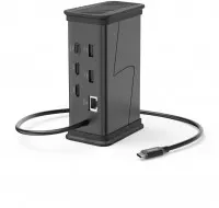 USB-C-Docking-Station 9 Ports schwarz
