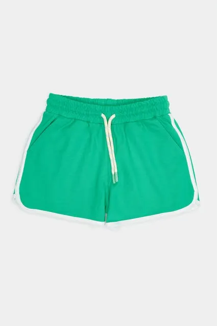 Kids short sportief met streep