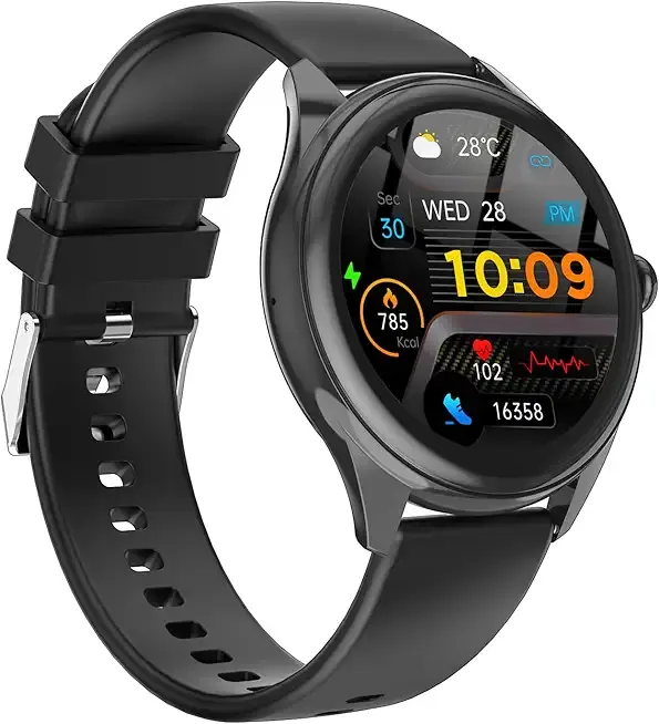 Smart Watches for Women Men, 1.39" HD IPS Touchscreen Smartwatch with 120 Sports Modes, Heart Rate/Sleep Monitor, IP67 Waterproof, Bluetooth Call & Music Control for iPhone/Android (Black)