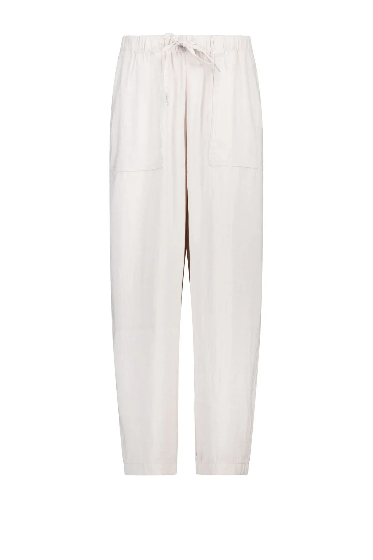 Loose fit broek | Licht zandkleurig
