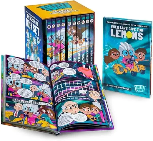 Tuttle Twins Season 1 Hardcover Graphic Novel Box Set Tuttle Twins Season 1 Hardcover Graphic…