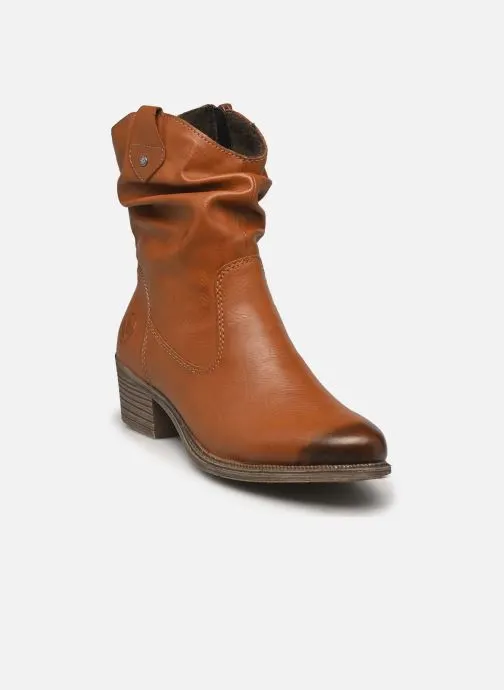 Lage enkellaarsjes 73170 dames bruin
