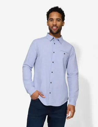Camicia - Cotone - celeste