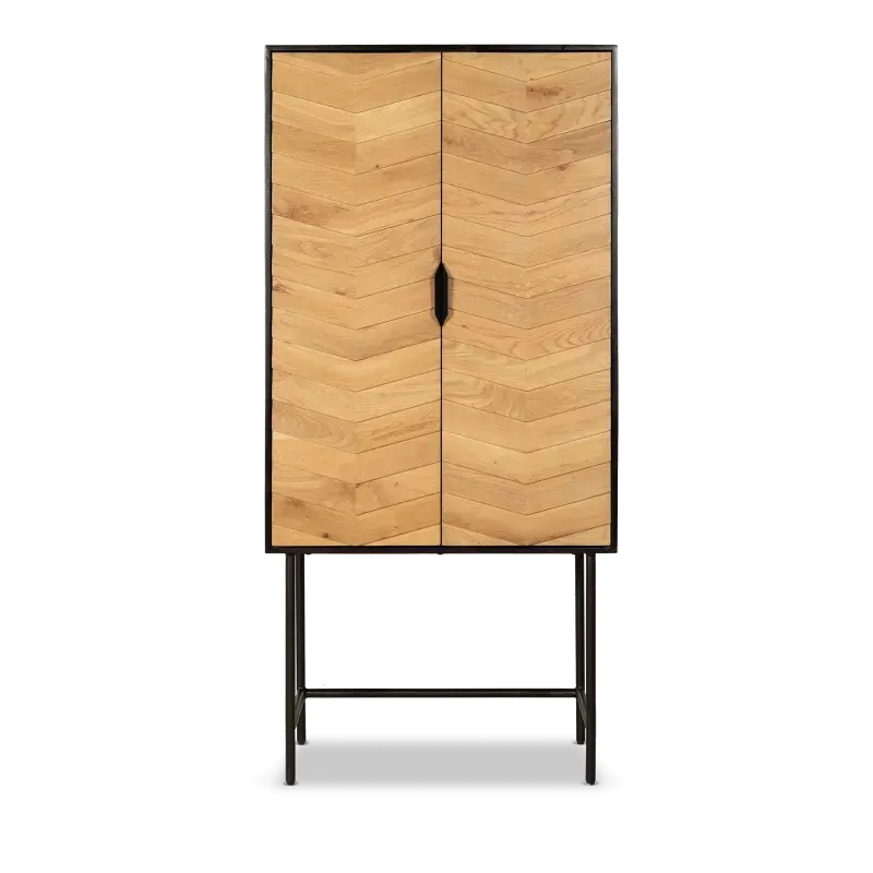 Opbergkast Verona - 90 cm - 2 deuren - combinatie Eiken/Mango - sale