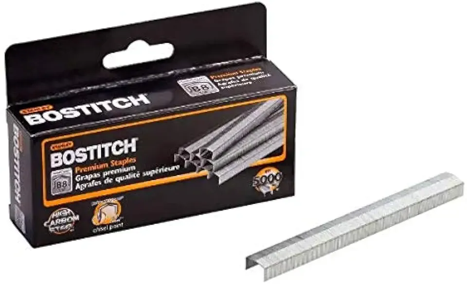 Carton of 25 boxes Stanley Bostitch B8 PowerCrown Premium 1/4 Staples (STCRP21151/4)