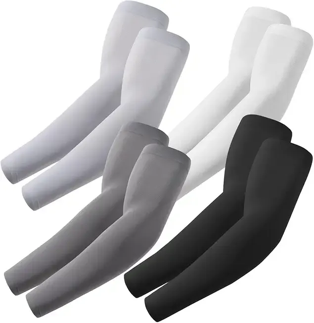 Arm Sleeves, Cooling UV Sun Protection Sports Compression for Men/Women