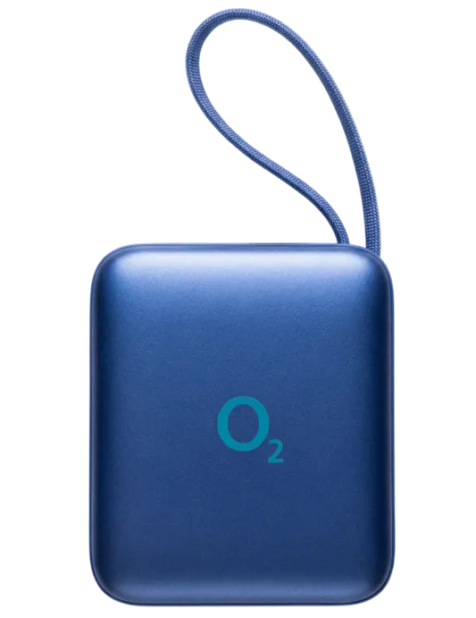 Powerbanka O 2 10000 mAh 22,5W PD 3.0/QC, modrá