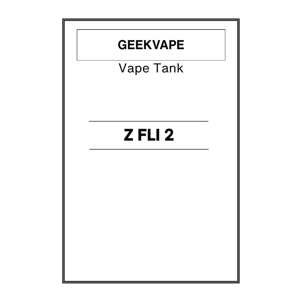 Geekvape Z FLI 2 Tank