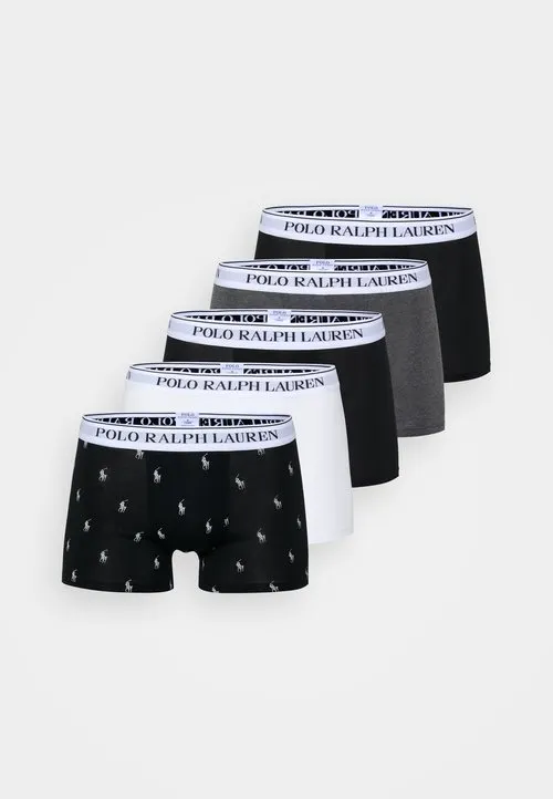 5 PACK - Boksershorts - black/grey/white
