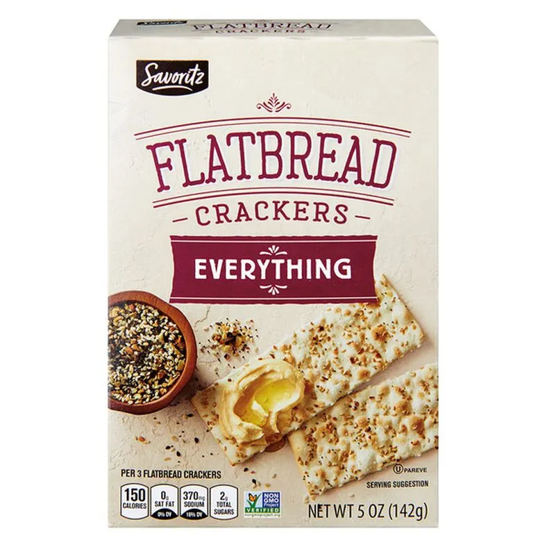 Savoritz Everything Flatbread Cracker