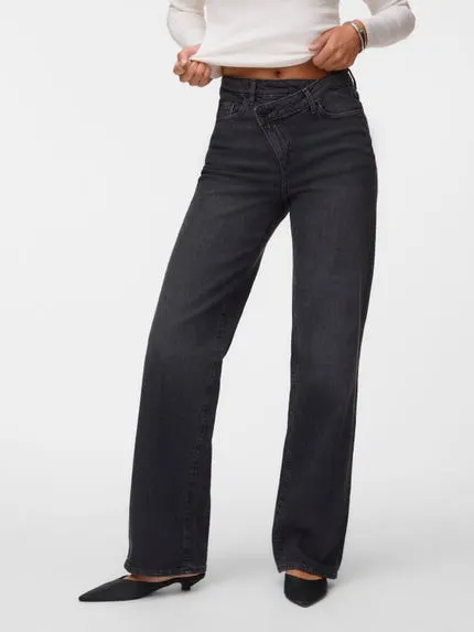 VMTESSA Høyt snitt Wide Leg Fit Jeans