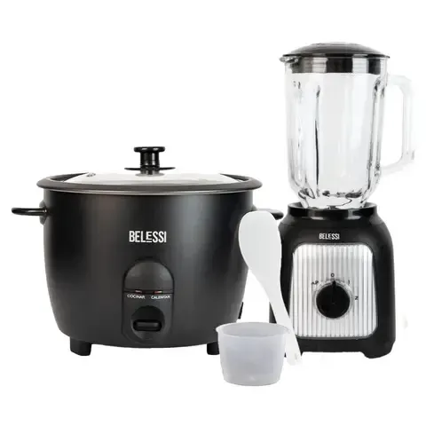 Combo x2: Olla Arrocera + Licuadora 2 velocidades 500W