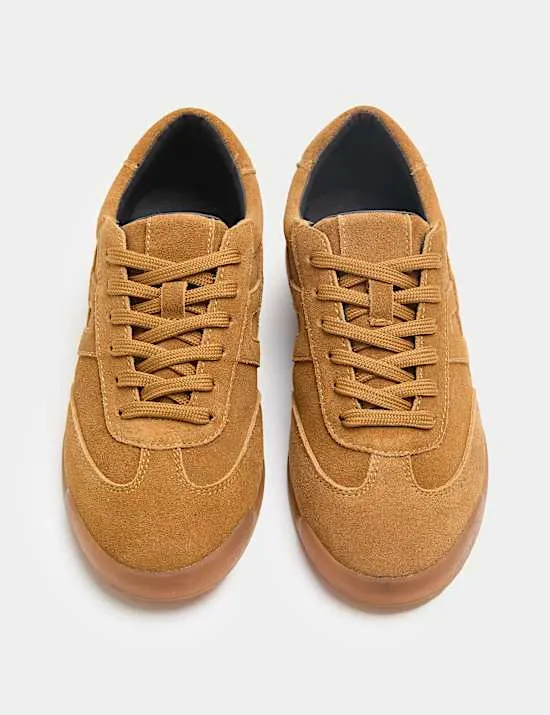 Suede Side Detail Trainers