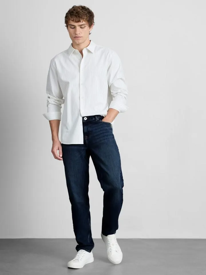 Jean slim à taille mi-haute