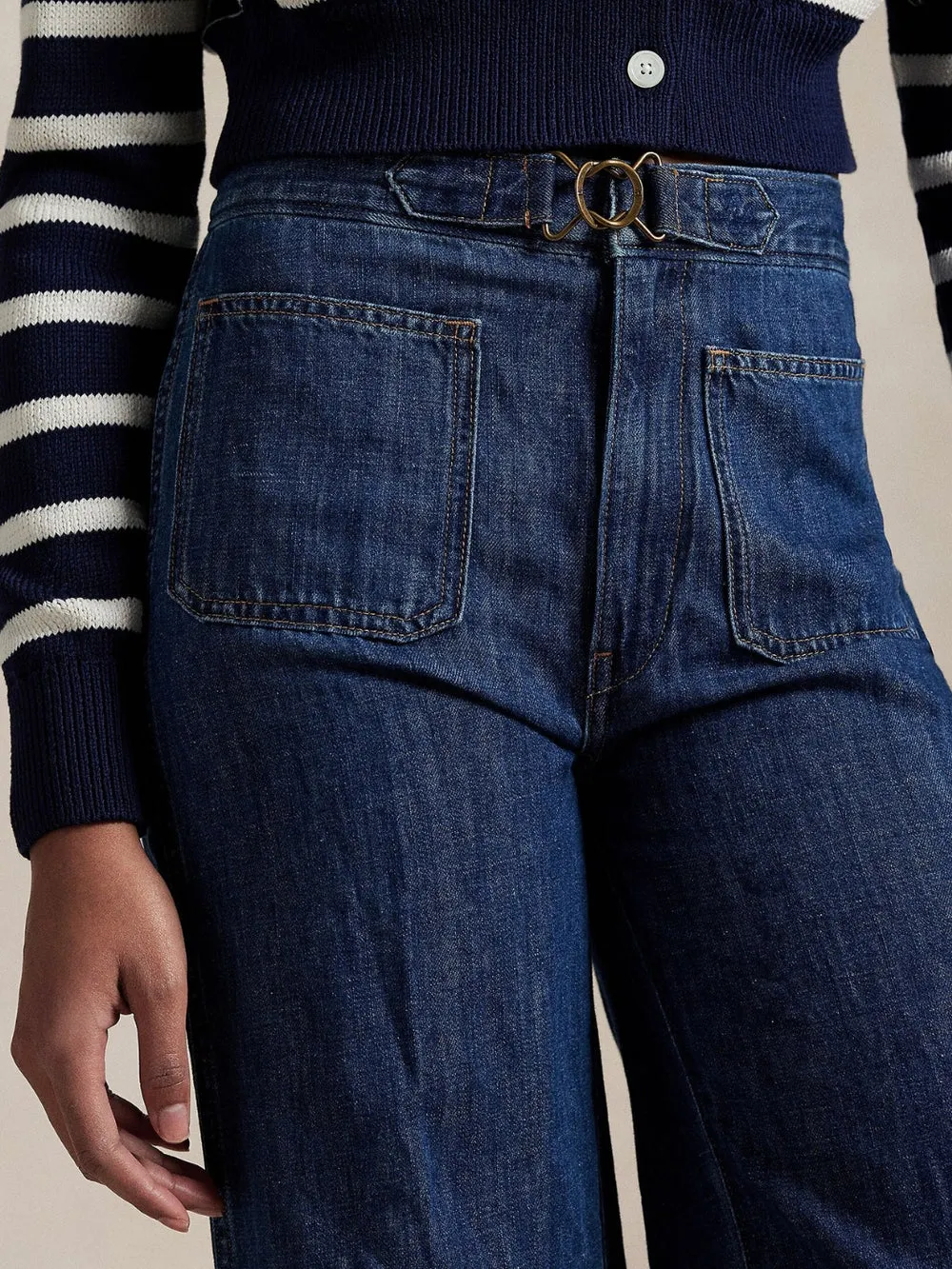 WIDE-LEG FLARE JEANS