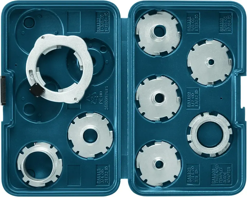 BOSCH 8-Piece Router Template Guide Set RA1128