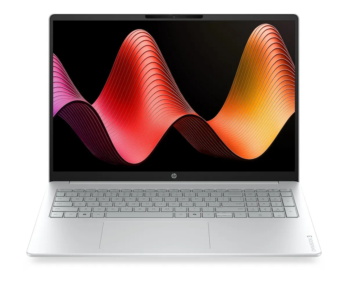 HP - HP OmniBook 3 Laptop 16 - by0005nlx, Windows 11 Home, 16", AMD Ryzen™ 5, 8GB RAM, 512GB SSD, 2K, Glacier Silver