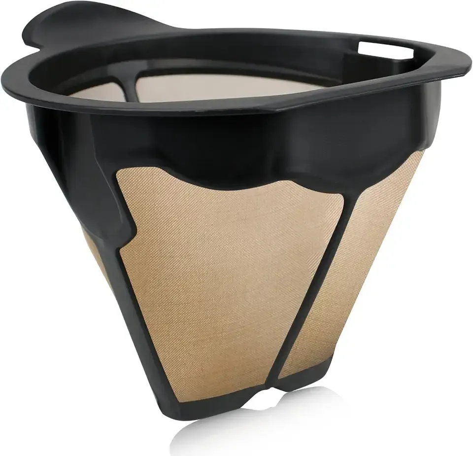 Coffee Filter Replacement for Ninja Coffee Maker - Cone Reusable Permanent Coffee Filter Compatible with Ninja Coffee Machine CM300 CM305 CM360 CM371 CM401, Replacement Parts for Ninja Coffee Maker