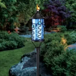 Adjustable Height Glass Torch