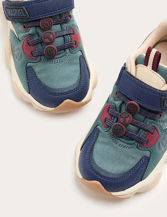 Avengers™-Kinderturnschuhe aus Wildleder mit Klettverschluss