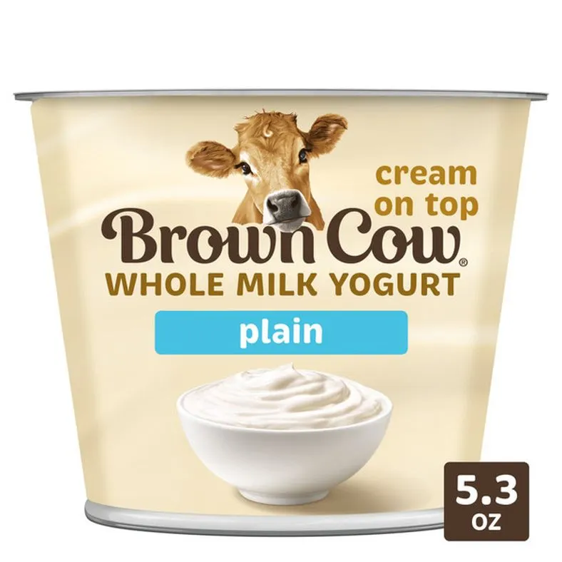 Brown Cow® Cream Top Plain Whole Milk Yogurt