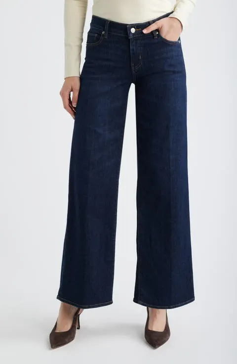 Le Slim Palazzo Low Rise Wide Leg Jeans