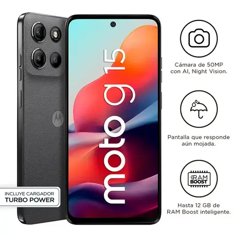 Celular G15 XT2521-2 Td 4GB 256GB Gris