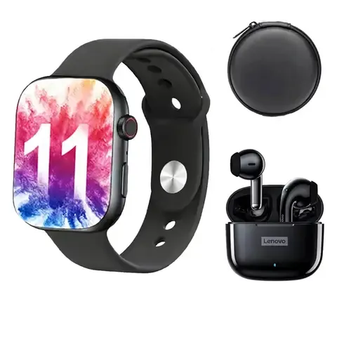 LP40 pro Audífonos inalámbricos y reloj inteligente y Estuche