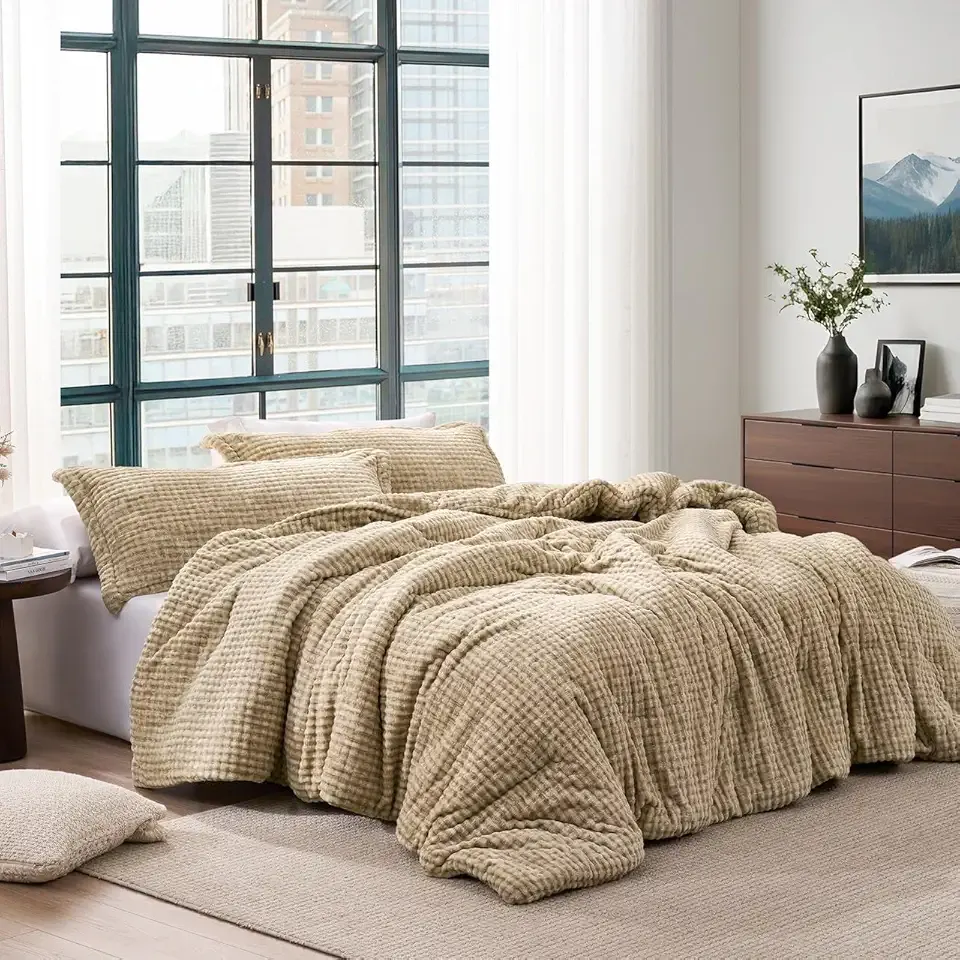Coma Inducer Sleep Bully Oversized Queen Comforter Set - Fawn Taupe