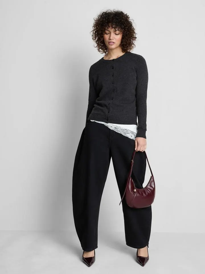 Gilet à col ras-du-cou et manches longues