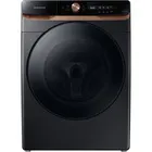5.0 CuFt Smart Steam Front Load Washer in Brushed Black with Super Speed Wash