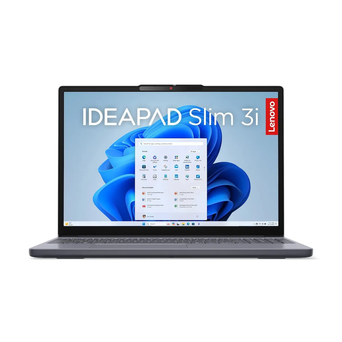 LENOVO - IdeaPad Slim 3 NB 15,3'' INTEL CORE i5 8GB 512GB | WINDOWS 11 HOME | Caricatore non incluso