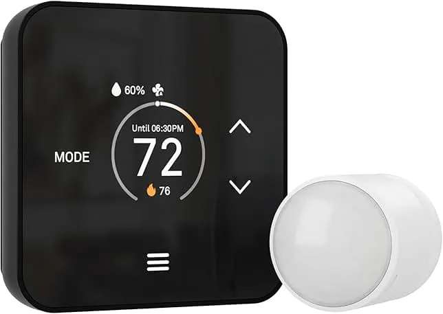 Lux TQX Thermostat with Remote Sensor, WiFi Thermostat Works with Matter, Alexa, Apple Home, Google, App & Voice Control, Programmable Smart Thermost…
