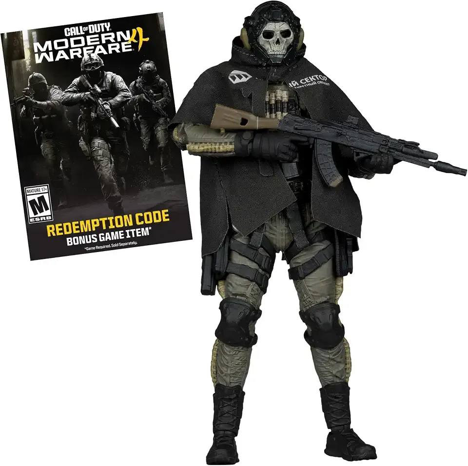 McFarlane Toys- Ghost (Call of Duty: Modern Warfare 4) 7in Deluxe Action Figure McFarlane Elite Edition #19