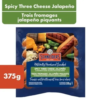 Spicy Three Cheese Jalapeo Smoked Sausage