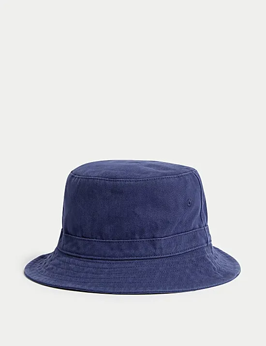 Sonnenhut im Bucket Hat Stil aus reiner Baumwolle für Kinder (1–13 J.)