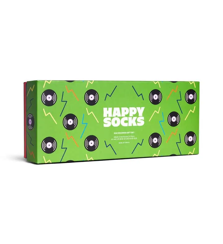 4-Pack Record Socks Gift Set