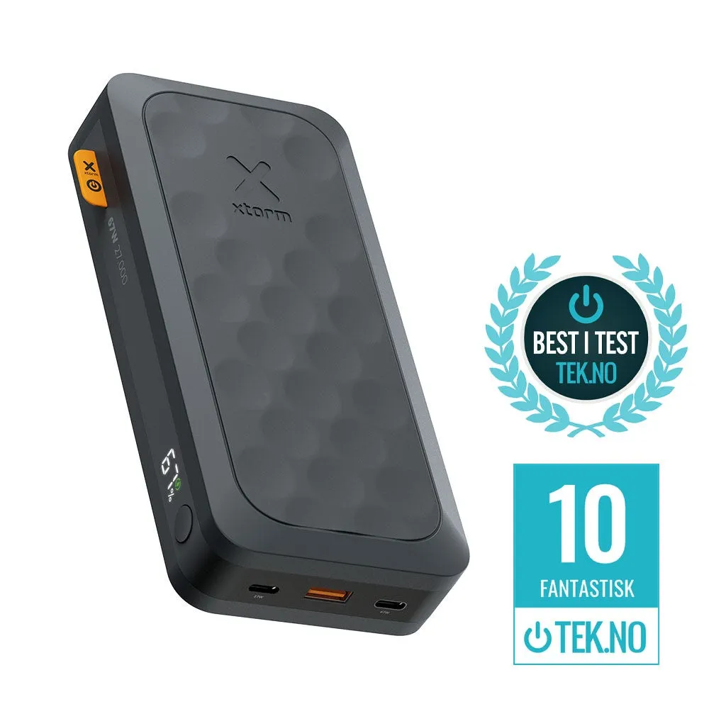 FS5271 Powerbank 27.000 mAh - 67W hurtiglading, sort