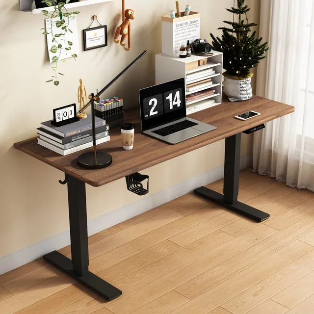 Mesas Escritorios Eléctrico Ergonómico, 70×140 cm, Con Función De Memoria Y Anti-Colisión, Puertos USB-A Y Type-C, Altura Ajustable De 70 A 119 cm
