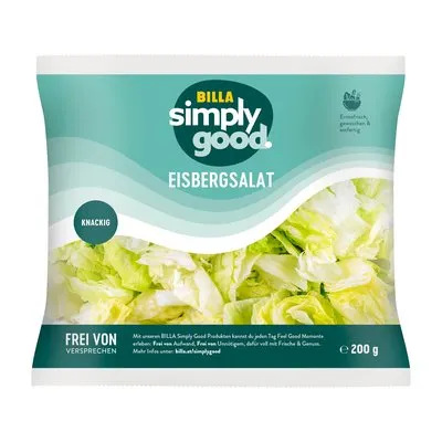 Simply Good Eisbergsalat geschnitten
