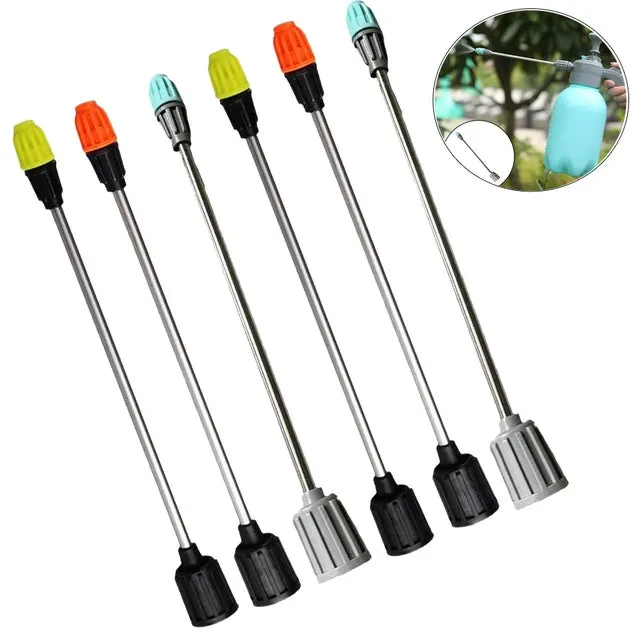 6 pezzi spruzzatore portatile a mano a pressione, a leva lunga pressurizzato, asta per spruzzatore, accessori per il giardinaggio