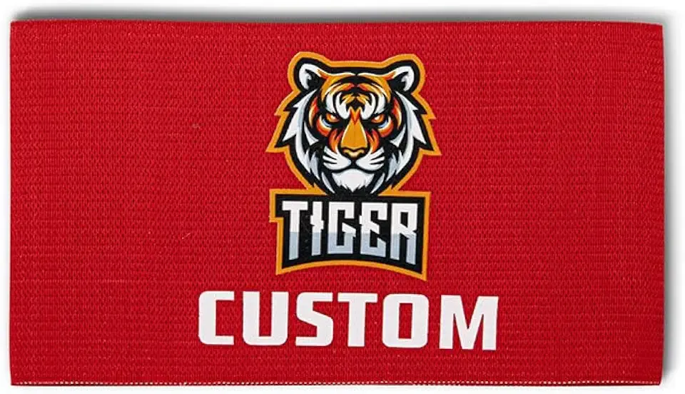 BYFDIY Custom Captain Arm Bands for Soccer Adjustable Personalized Name Team Logo Badge Football Arm Bands Soccer Sports Team Accessories Birthday Gifts for Team Leaders Teammates Youth Adult