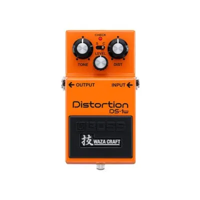 BOSS DS1W DISTORTION - GUITAR EFFECT PEDAL - ENHANCED WITH WAZA CRAFTSMANSHIP