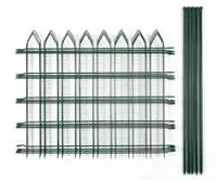 4er Set Teichzaun, ca.1000 x 800mm - Grün, 21FS03