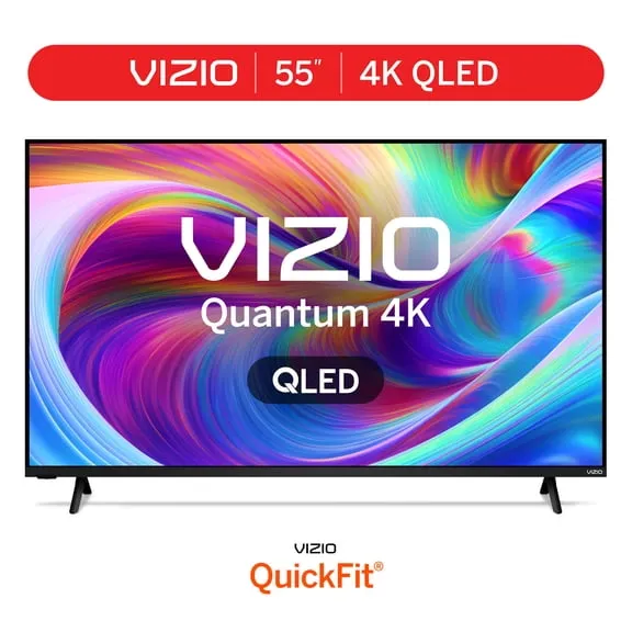 Rollback VIZIO 55" Class Quantum 4K QLED HDR Smart TV (VQD55R-10) $228.00 Was $298.00