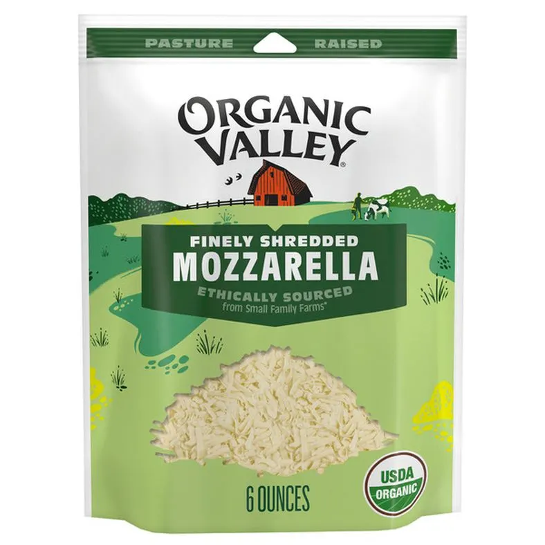 Organic Valley® Organic Finely Shredded Mozzarella Cheese