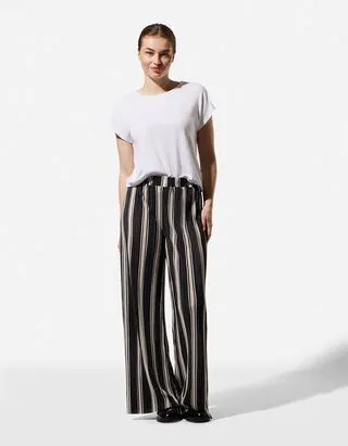 Pantaloni - Plissee - Nero
